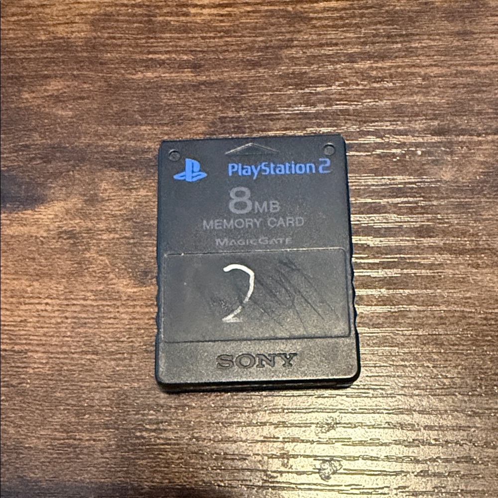 Sony Black PlayStation 2 Memory Card